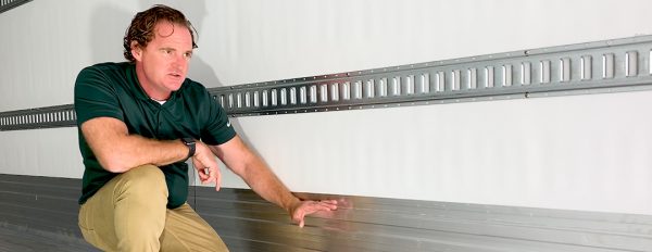Wearband, Securement, and Side Panel Options for Standard Reefer Trailer.