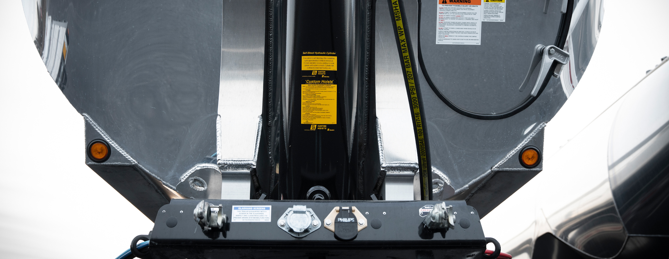 New Mac dump trailers.