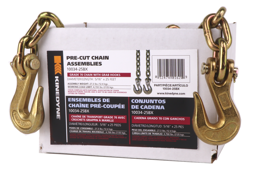 Chains and Binders for Cargo Securement for Heavier SemiTrailer Loads