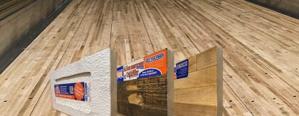 Oak wood dry van floor with reparir kits